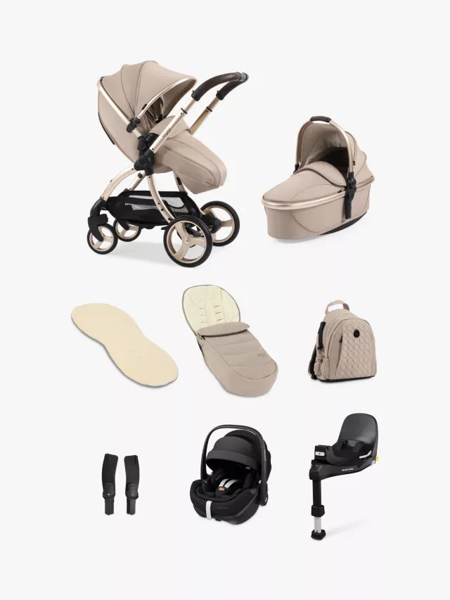 egg3 Luxury Bundle with Maxi-Cosi Pebble 360 Pro Car Seat + Base