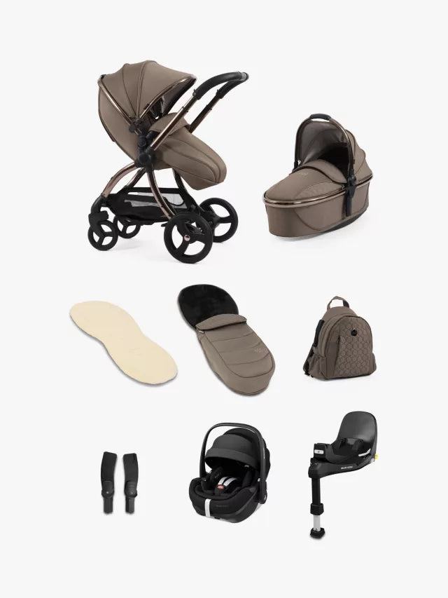 egg3 Luxury Bundle with Maxi-Cosi Pebble 360 Pro Car Seat + Base