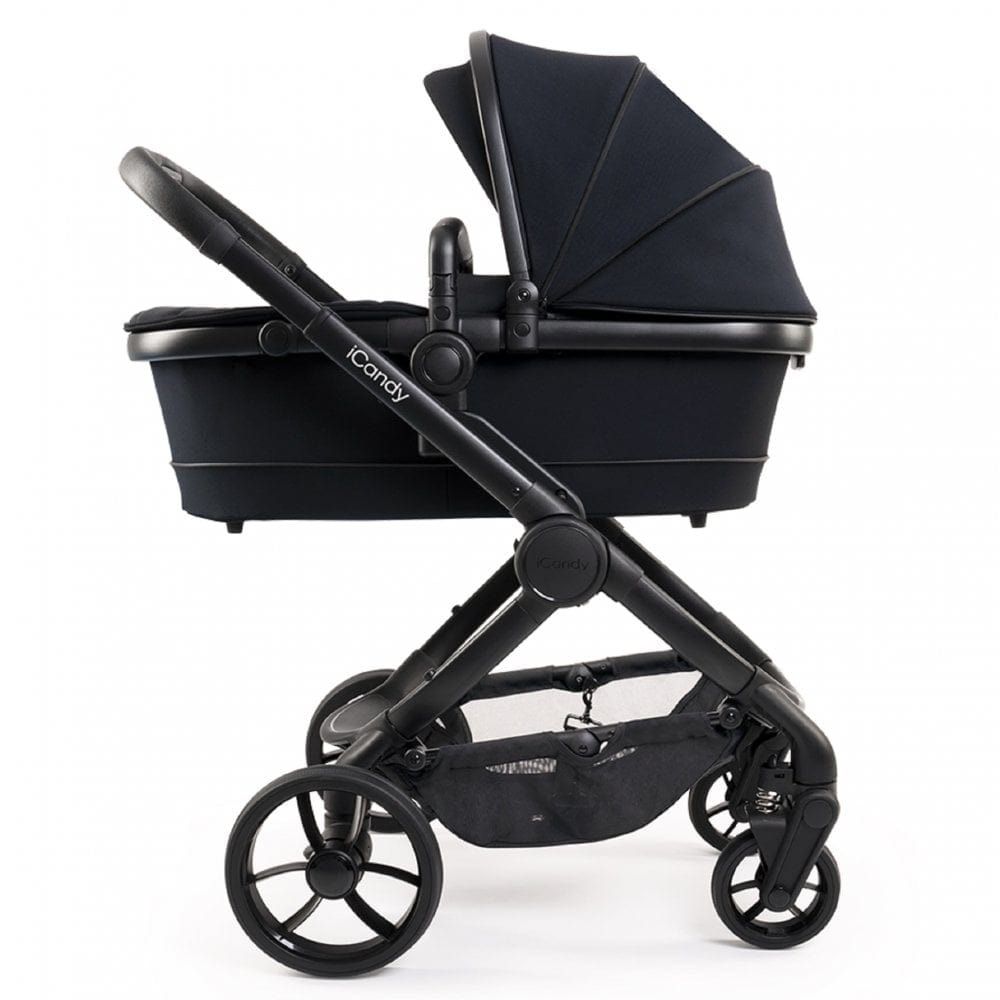 iCandy Peach 7 Bundle + Maxi Cosi Pebble 360 Pro and ISOFIX Base - Black Edition