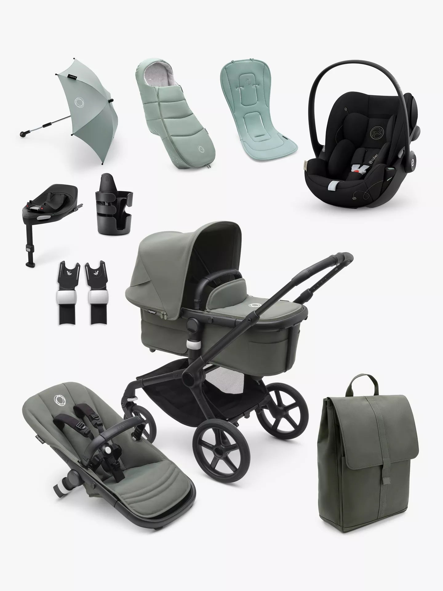 Bugaboo Fox Ultimate Bundle with Cybex Cloud T Car Seat Base