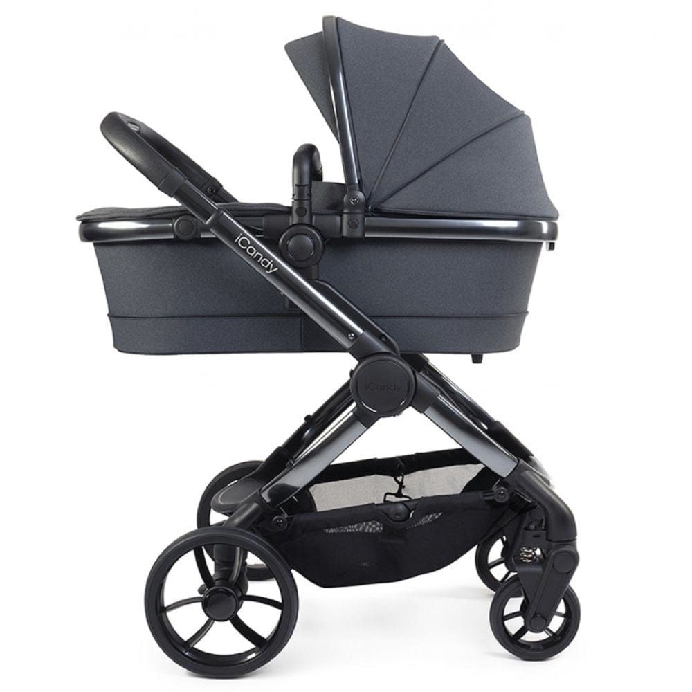 iCandy Peach 7 Bundle + Maxi Cosi Pebble 360 Pro and ISOFIX Base - Dark Grey