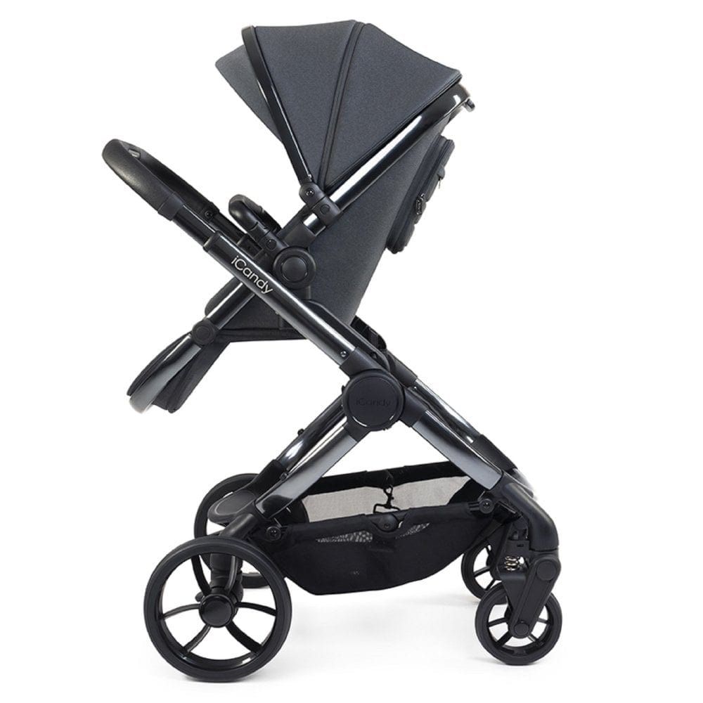 iCandy Peach 7 Bundle + Maxi Cosi Pebble 360 Pro and ISOFIX Base - Dark Grey