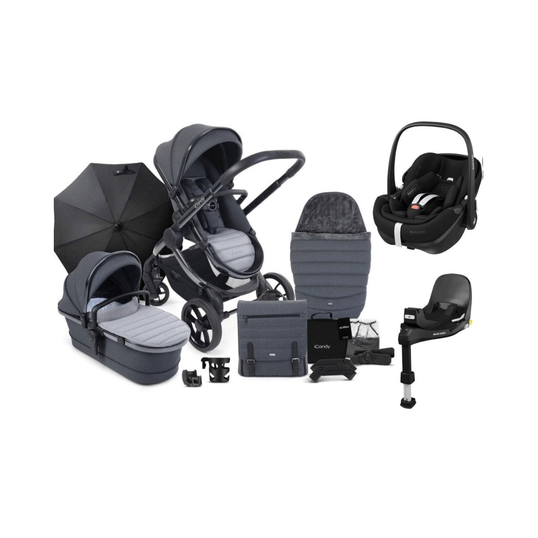 iCandy Peach 7 Bundle Maxi Cosi Pebble 360 Pro and ISOFIX Base