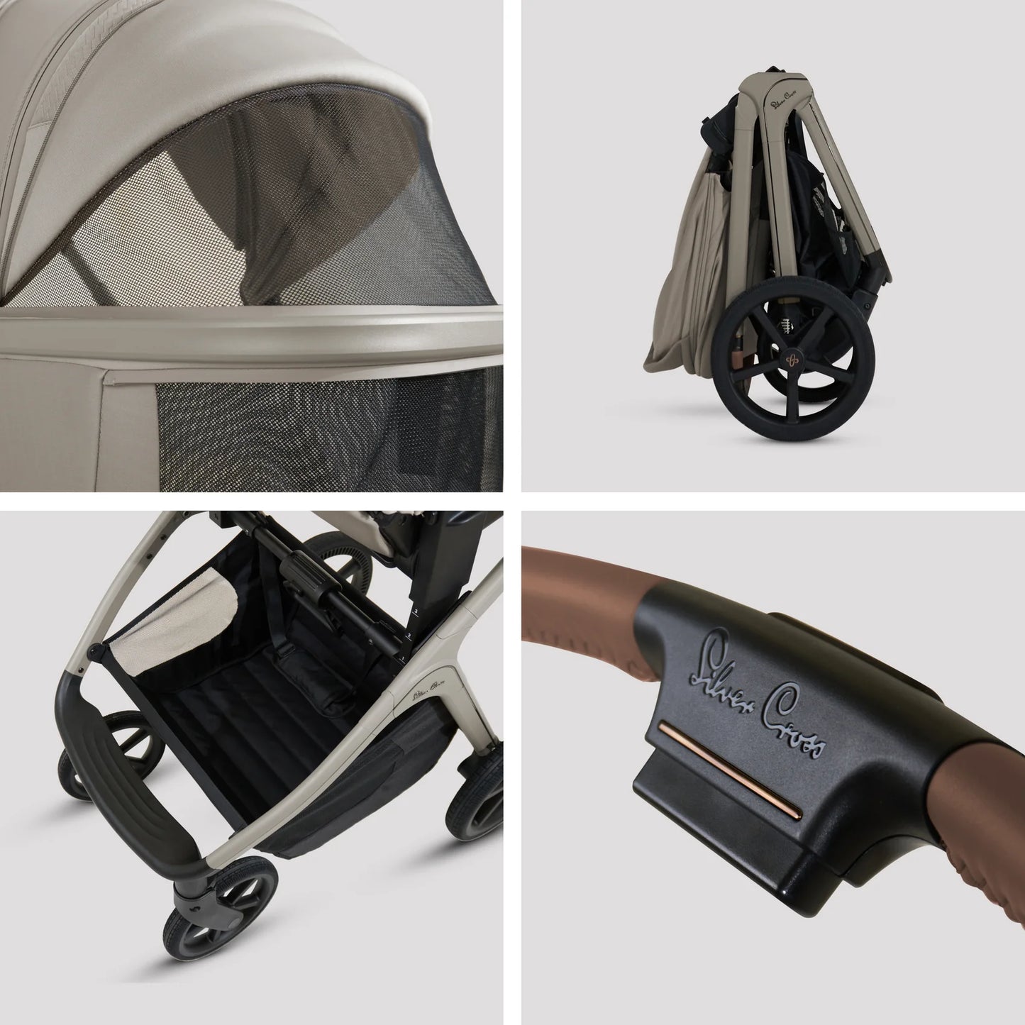 Silver Cross Cove Pewter Travel System Accessory Bundle (8 piece)