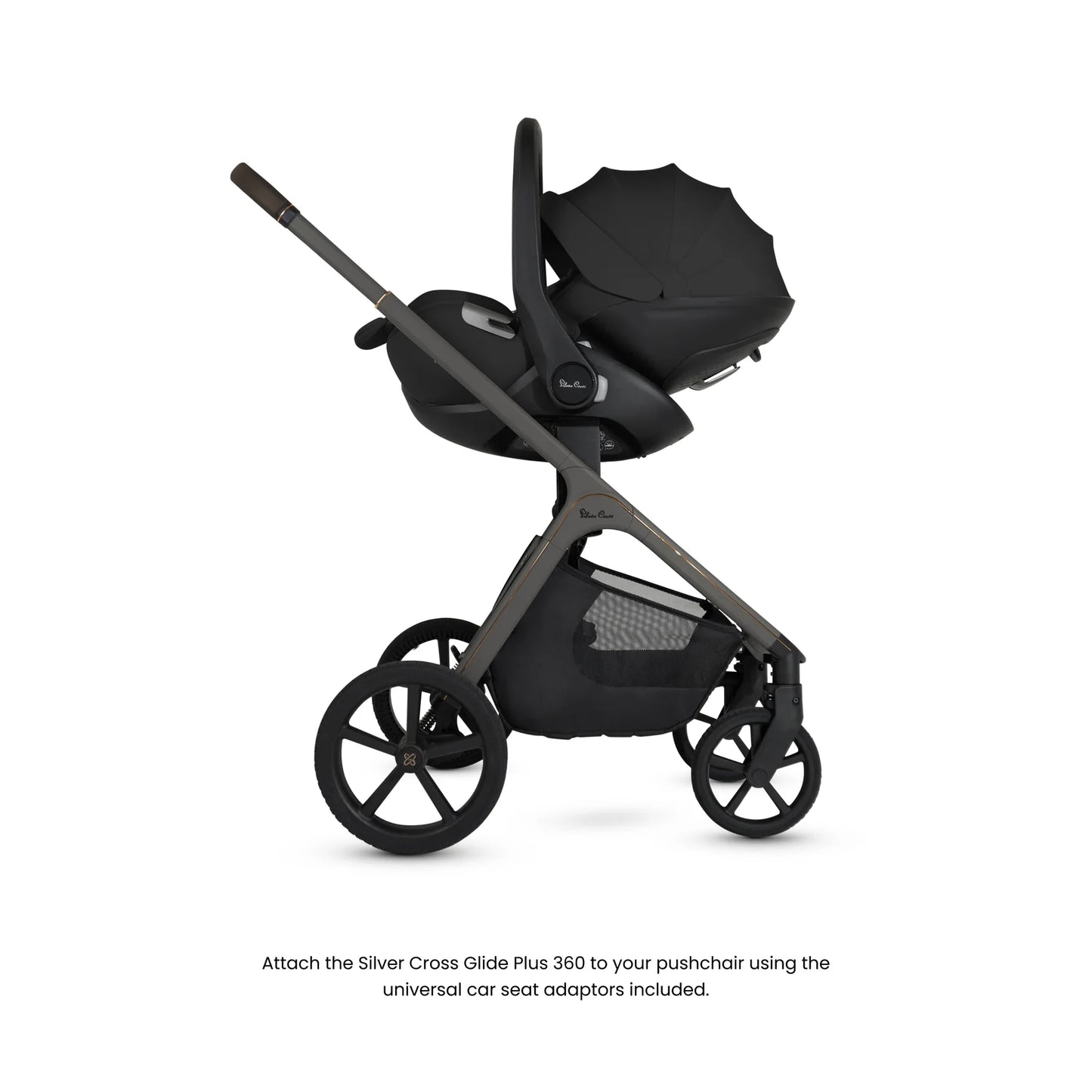 Silver Cross Cove Travel System Ultimate 360 Infant Carrier Bundle (10 piece)
