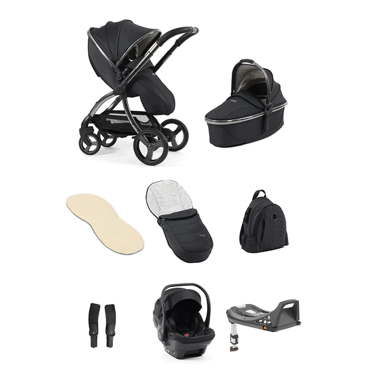 egg3® Luxury Package + egg Shell Car Seat
