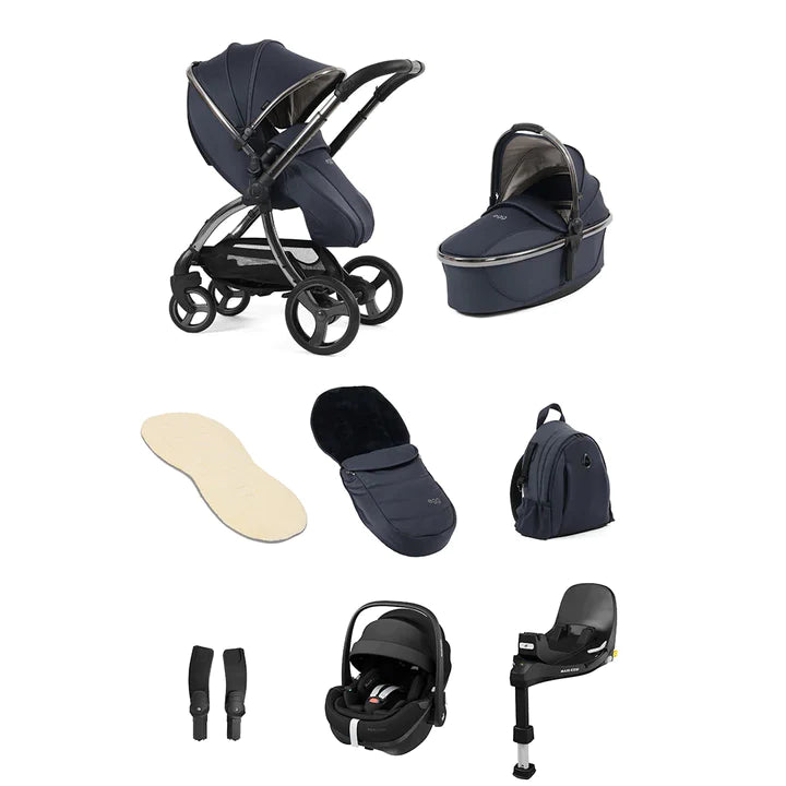 egg3 Luxury Bundle with Maxi-Cosi Pebble 360 Pro Car Seat + Base