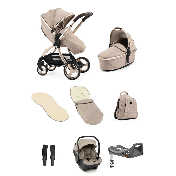 egg3® Luxury Package + egg Shell Car Seat