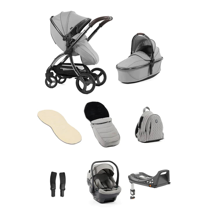 egg3® Luxury Package + egg Shell Car Seat