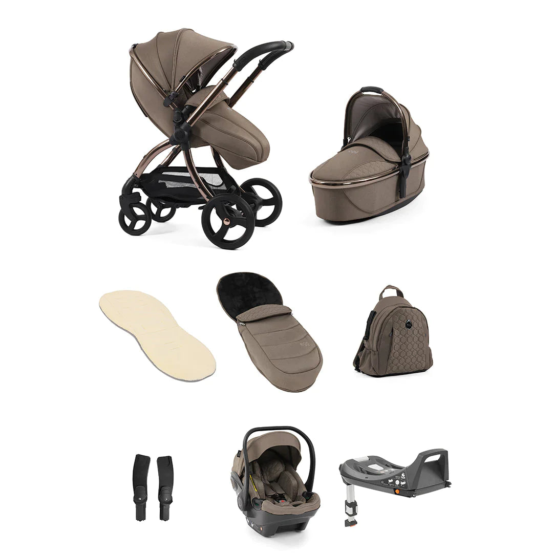 egg3® Luxury Package + egg Shell Car Seat
