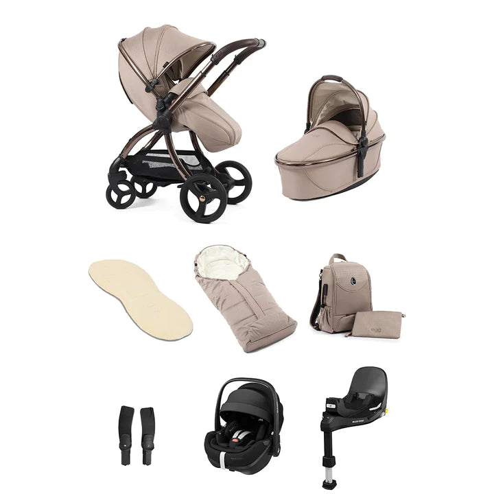 egg3 Special Edition Luxury Bundle with Maxi-Cosi Pebble 360 Pro Car Seat + Base
