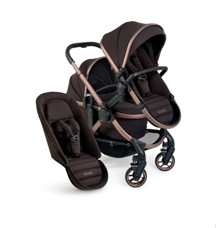 iCandy Peach 7 Pushchair + Carrycot - Double