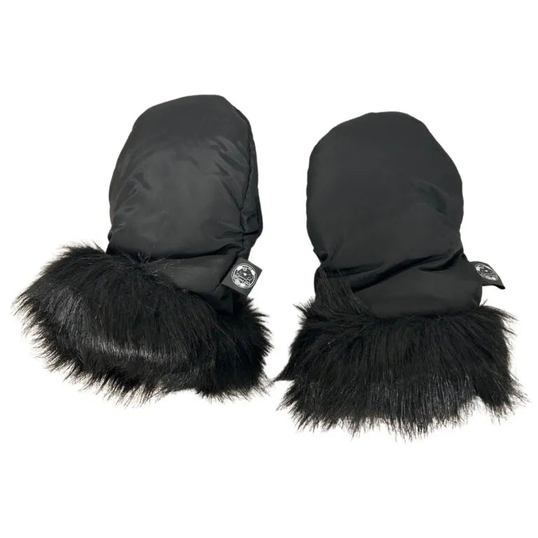 Snuggle Baby, Baby Stroller/Pram Gloves with Fur Trim and Magnets