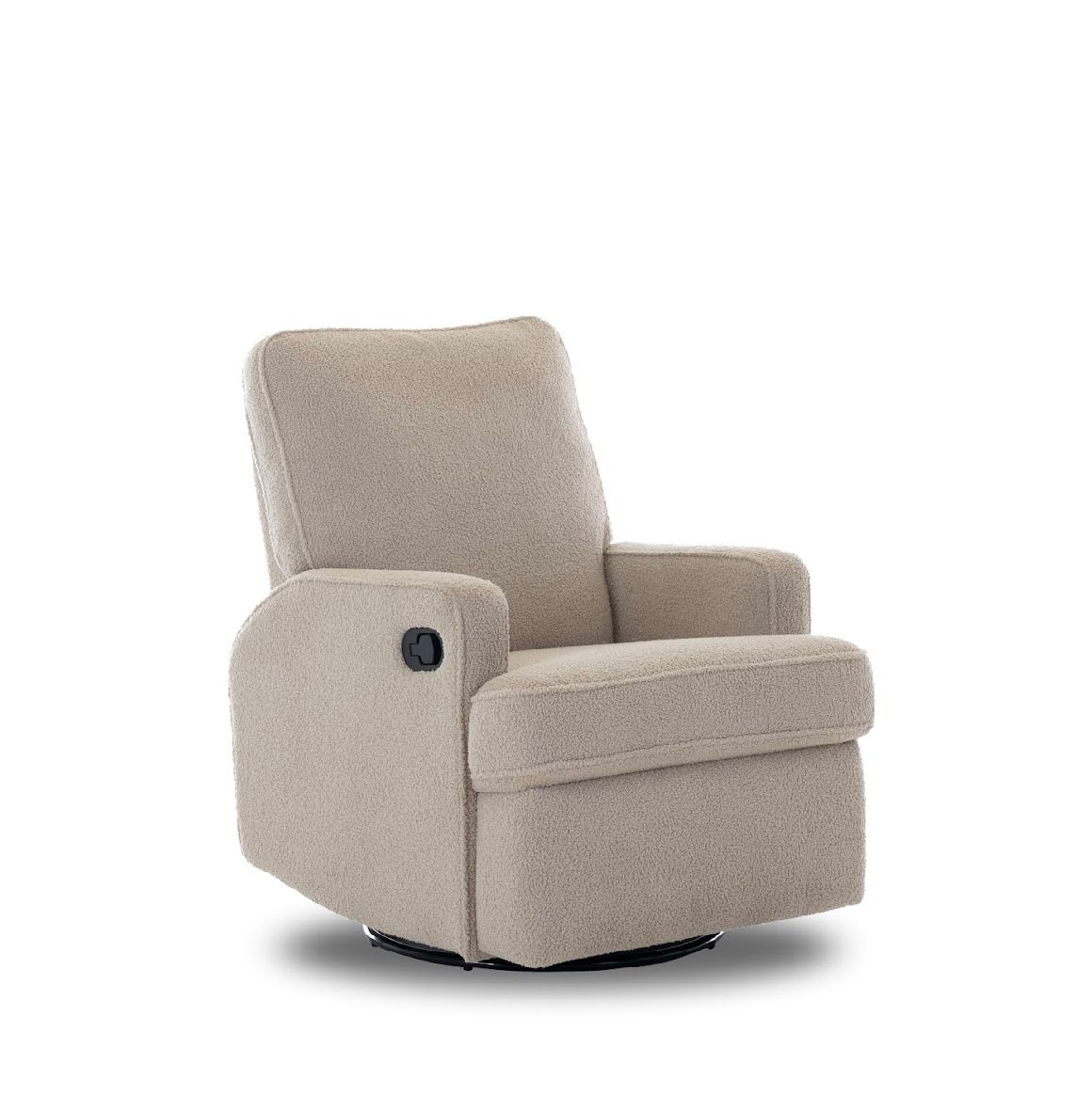 OBaby Madison Swivel Glider Recliner Chair - Teddy Fabric Truffle