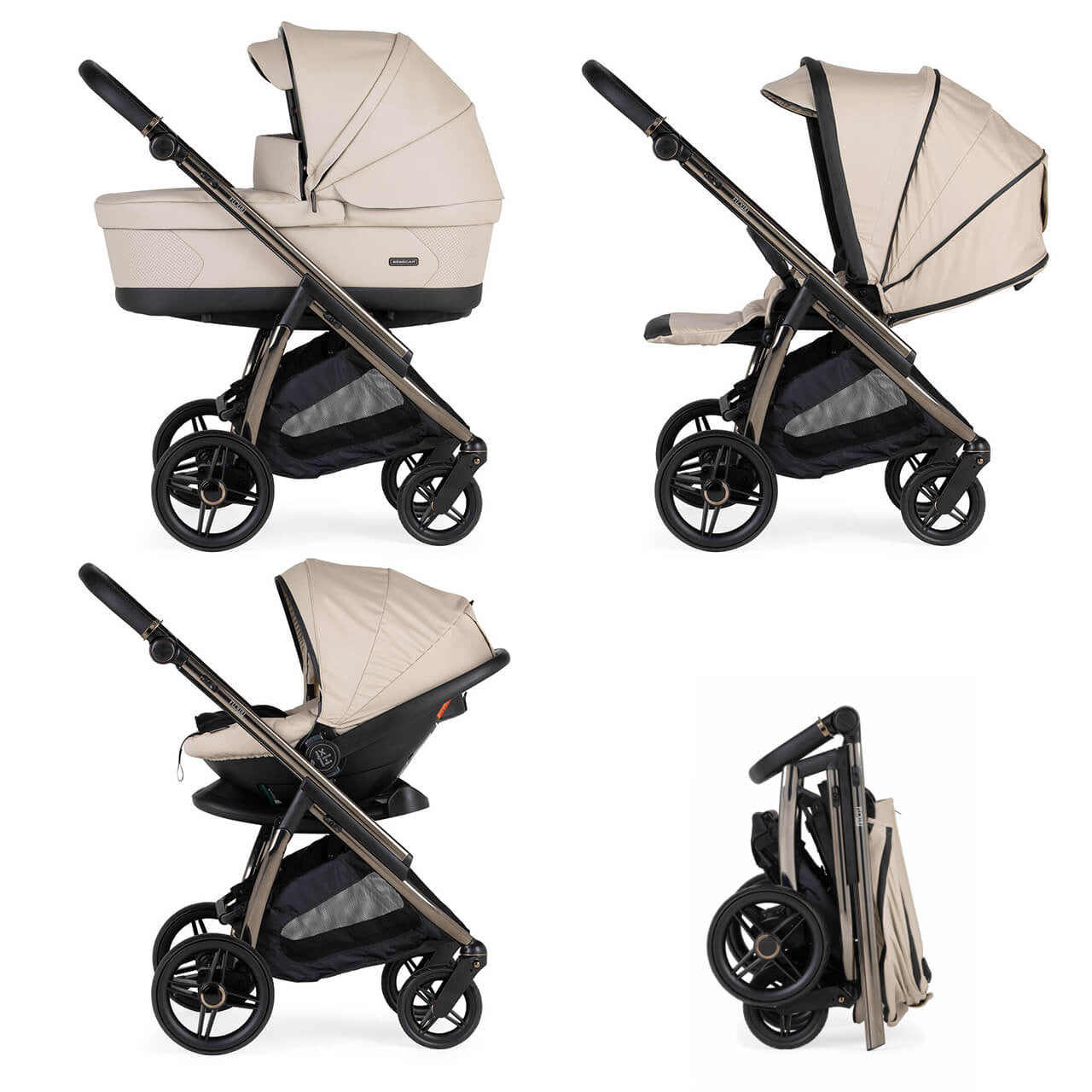 Bebecar Flowy Trio 3-in-1 Travel System