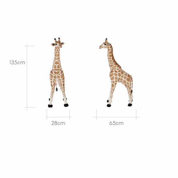 CuddleCo Medium Standing Giraffe Stuffed Animal 135cm
