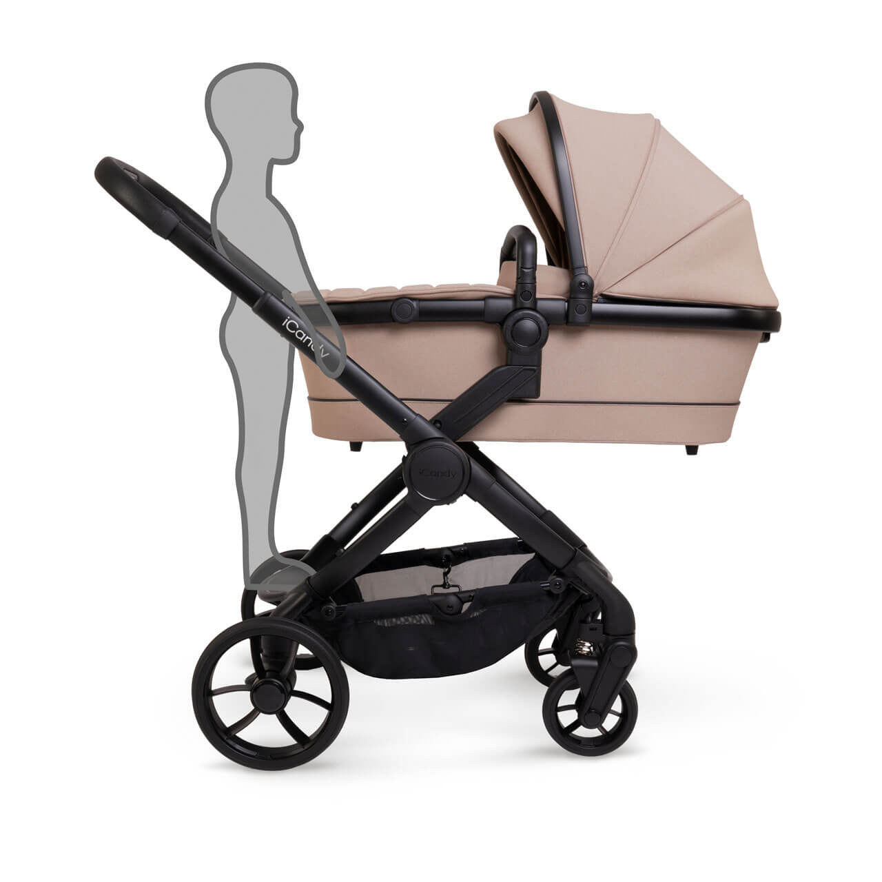iCandy Peach 7 Bundle + Maxi Cosi Pebble 360 Pro and ISOFIX Base - Cookie