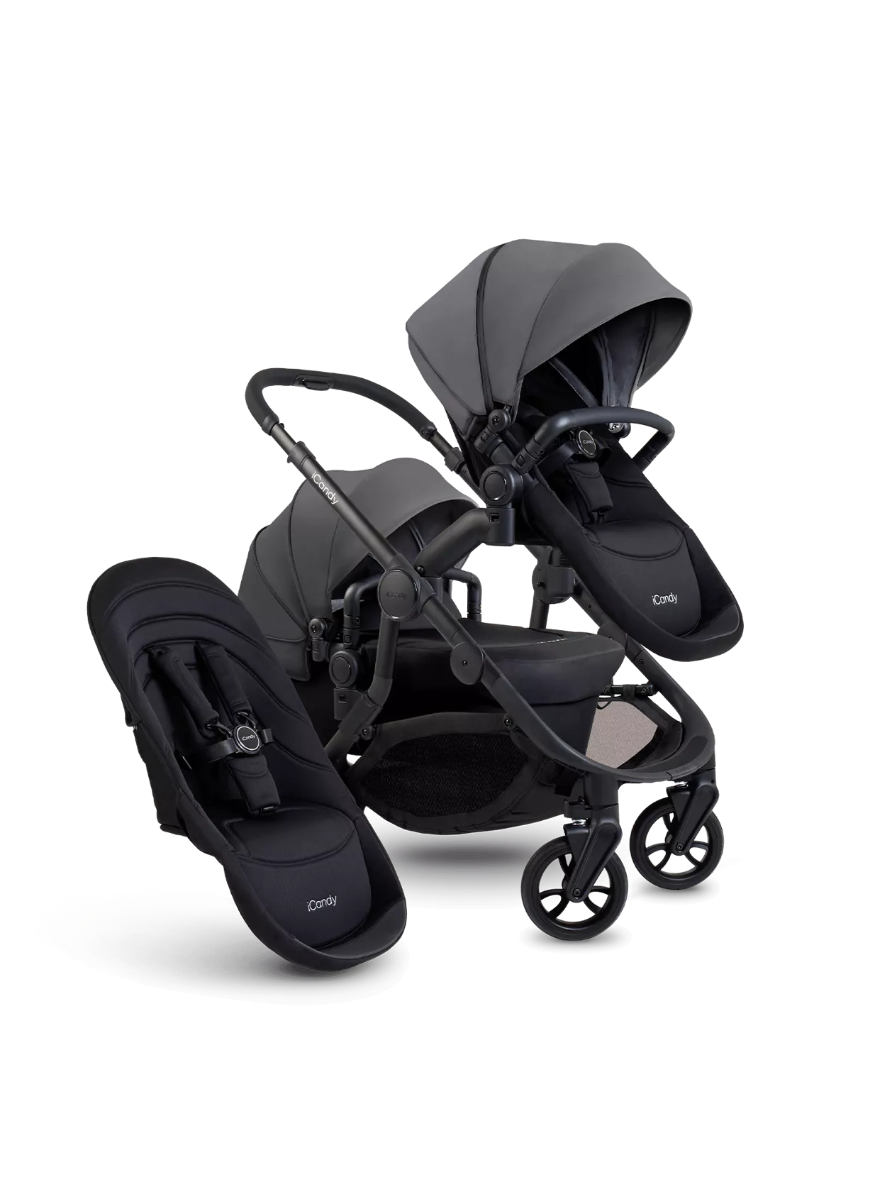 Icandy orange double buggy sales