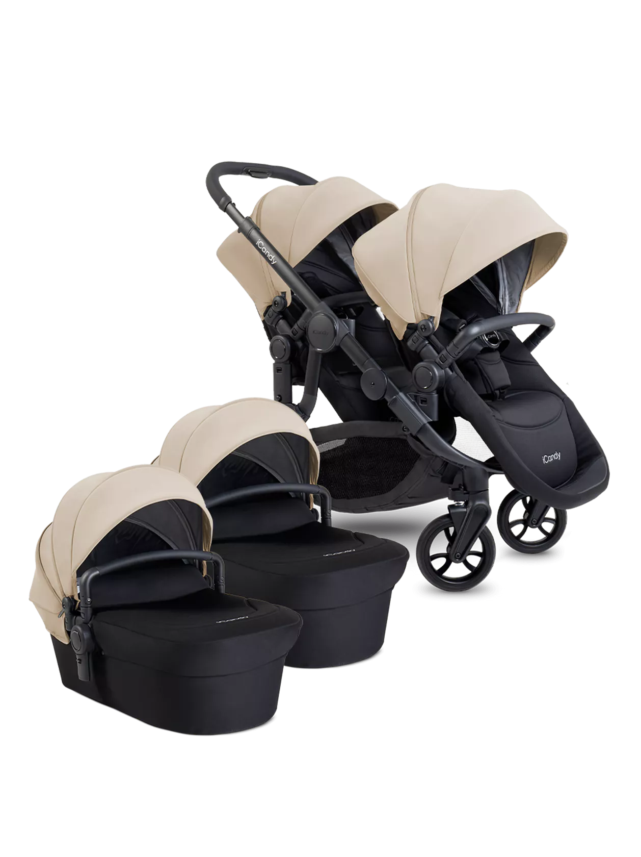 iCandy Orange 4 Twin Pushchair Bundle