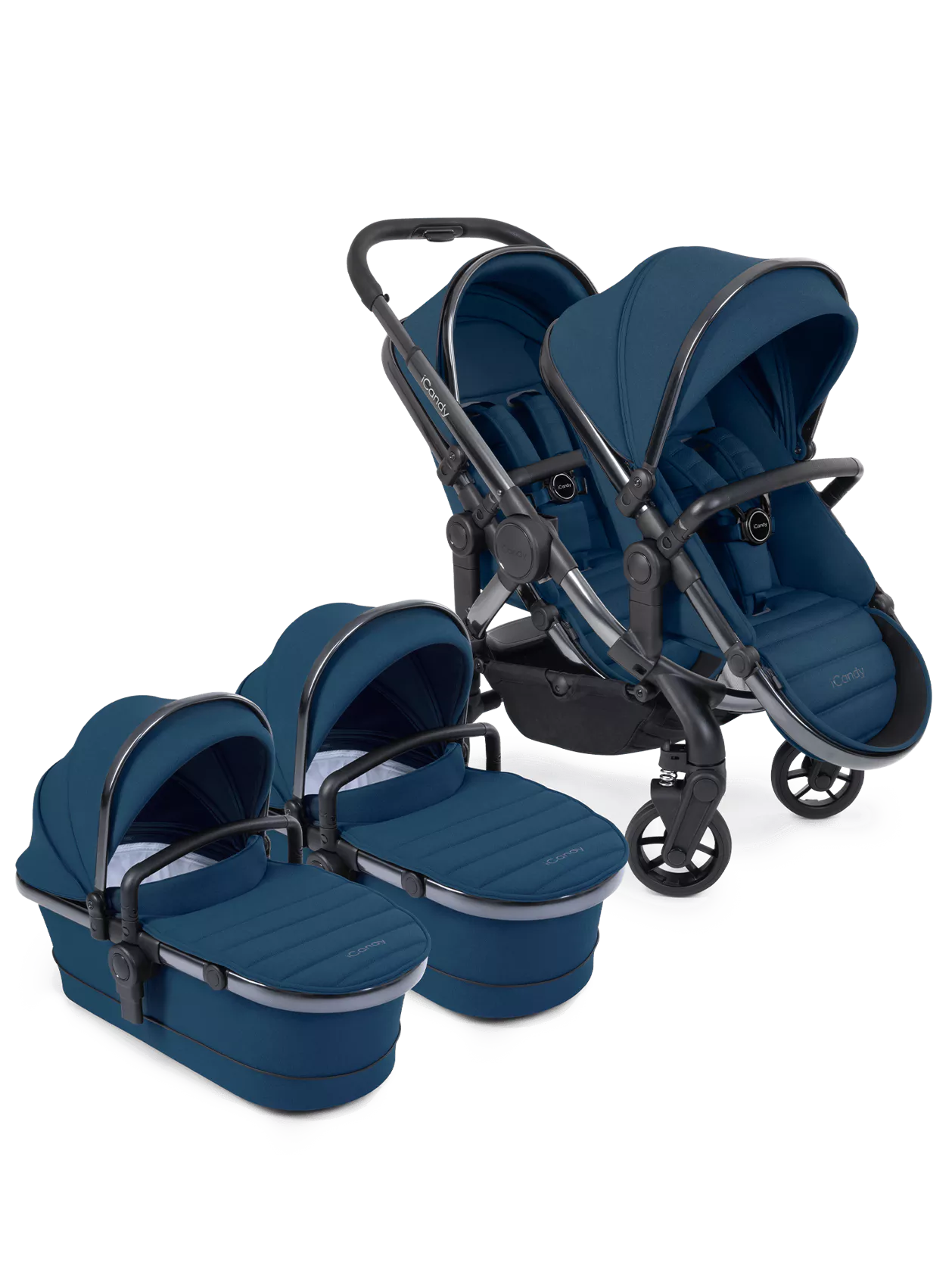 iCandy Peach 7 Pushchair and Carrycot - Twin