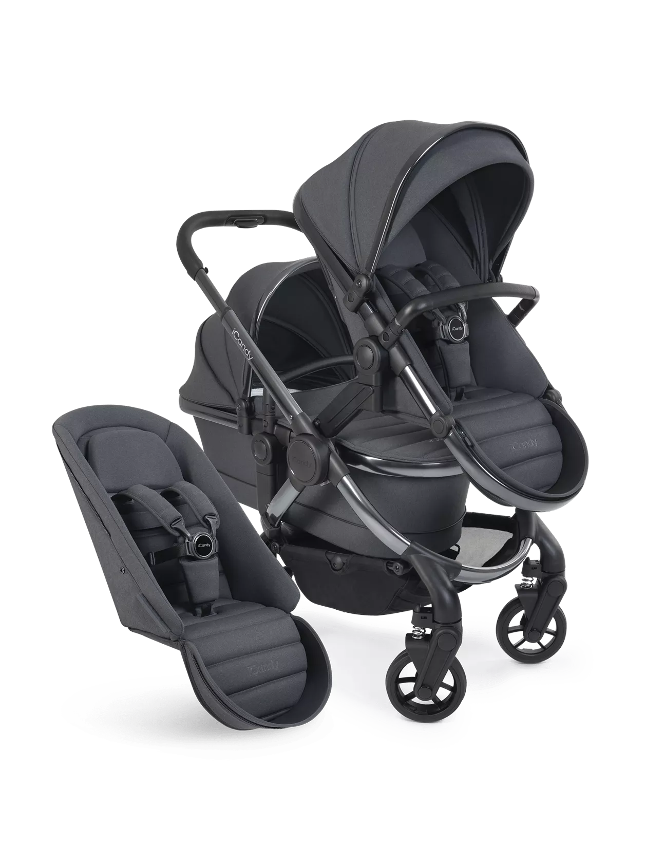 iCandy Peach 7 Pushchair + Carrycot - Double