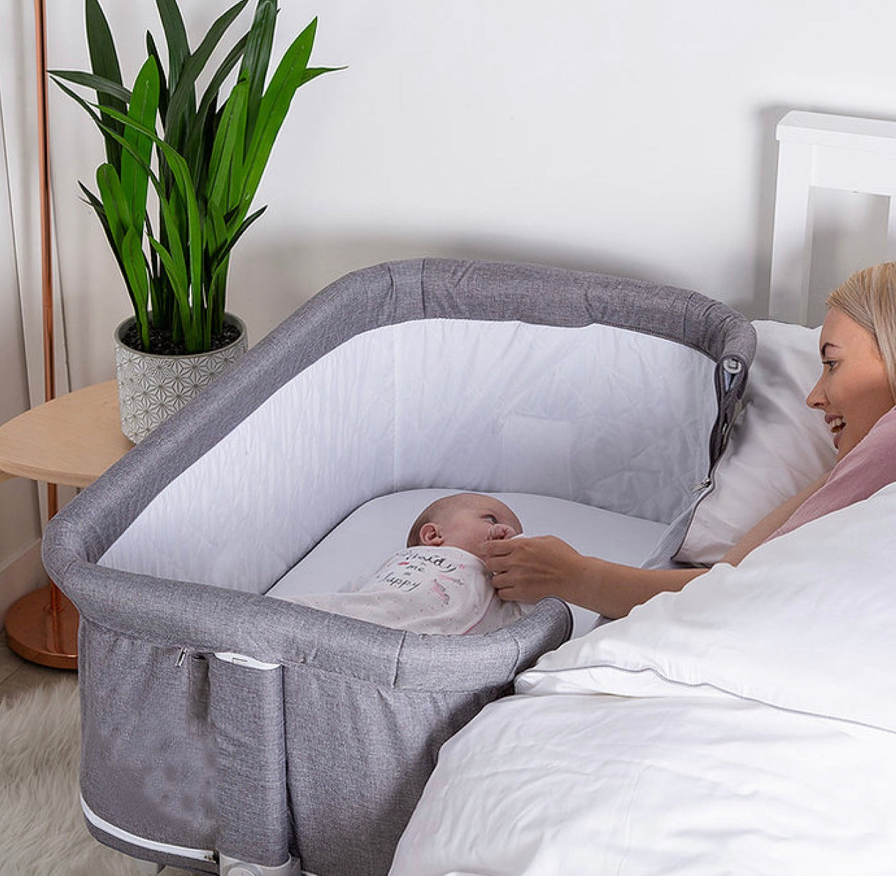 Red Kite Una Bedside Crib/Co Sleeper – BabyGear