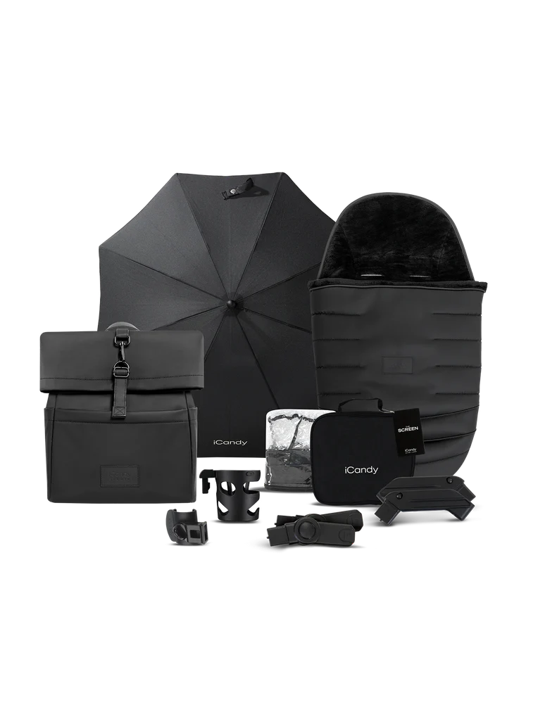 iCandy Peach 7 STUDIO Pushchair and Carrycot - Complete Car Seat Bundle