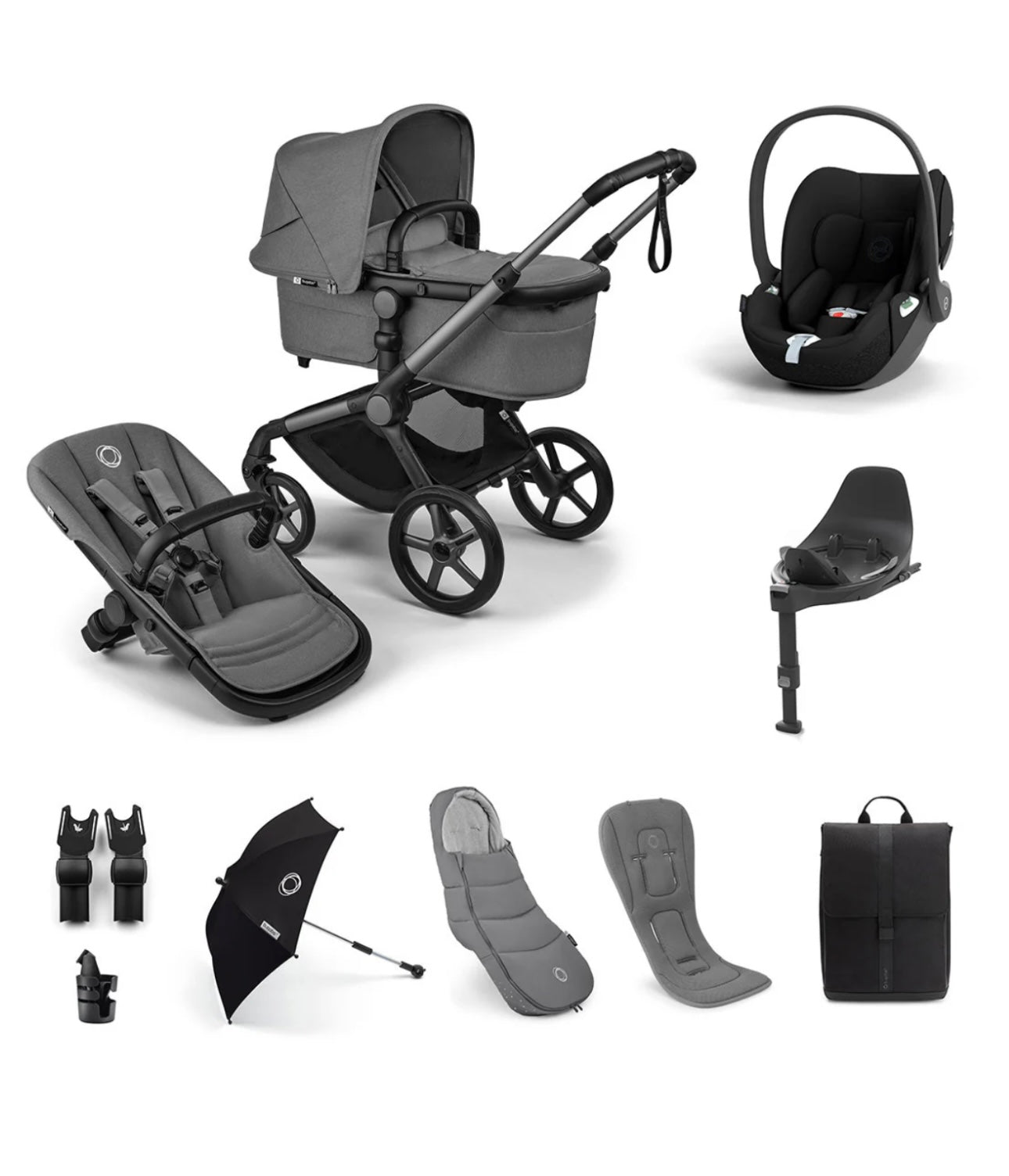 Bugaboo Fox 5 Renew Ultimate + Cloud T Travel System