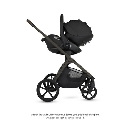 Silver Cross Cove Travel System Ultimate 360 Infant Carrier Bundle (10 piece)