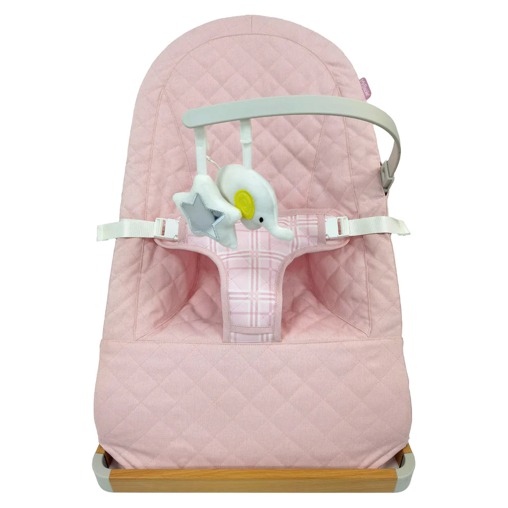 Pink baby bouncer shop