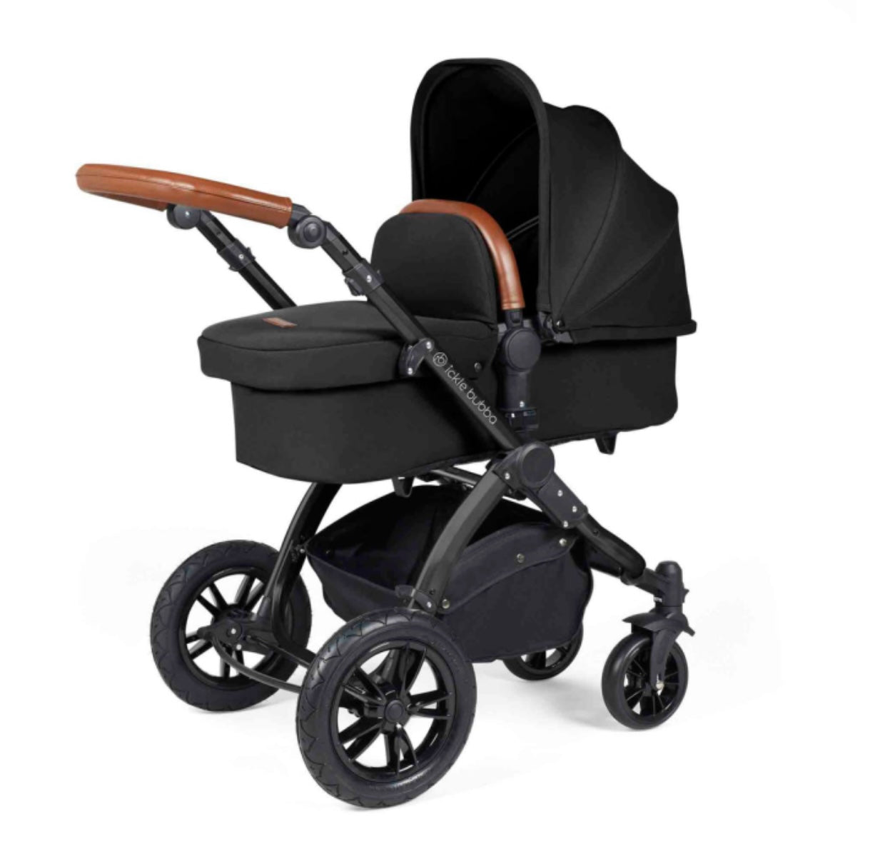 Ickle Bubba Stomp Luxe 12 Piece Travel System with i-Size Nimbus Car Seat & Spin Isofix