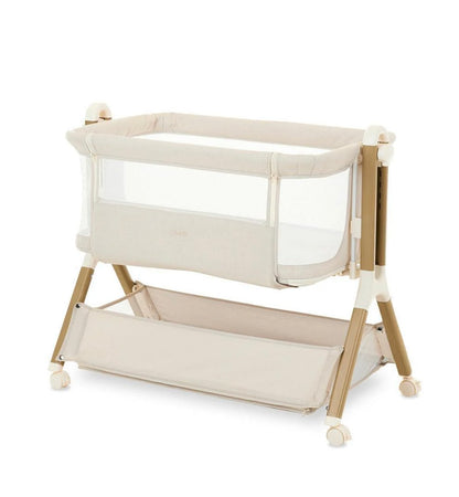 Obaby Cloud Bedside Crib - Oatmeal