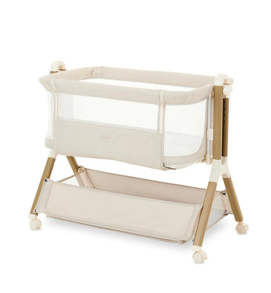 Obaby Cloud Bedside Crib - Oatmeal