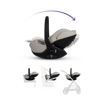 Silver Cross Cove Travel System Ultimate 360 Infant Carrier Bundle (10 piece)