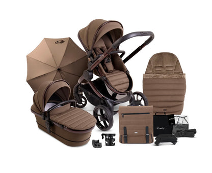 iCandy Peach 7 Pushchair and Carrycot Accessory Bundle