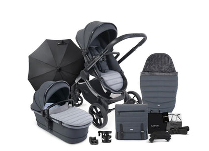 iCandy Peach 7 Pushchair and Carrycot Accessory Bundle
