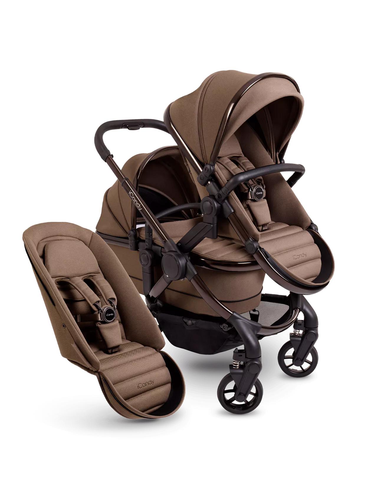 iCandy Peach 7 Pushchair + Carrycot - Double