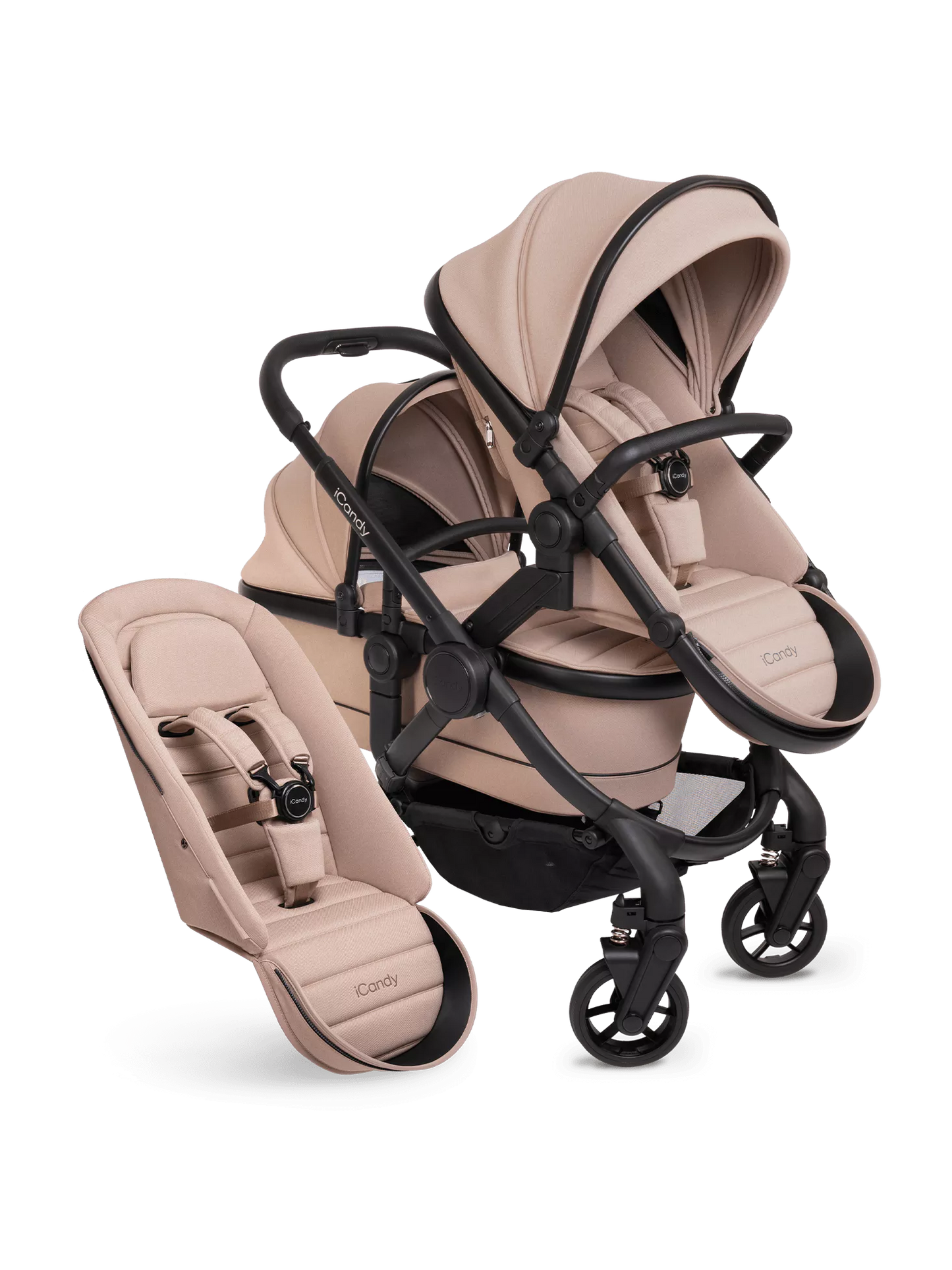 iCandy Peach 7 Pushchair + Carrycot - Double