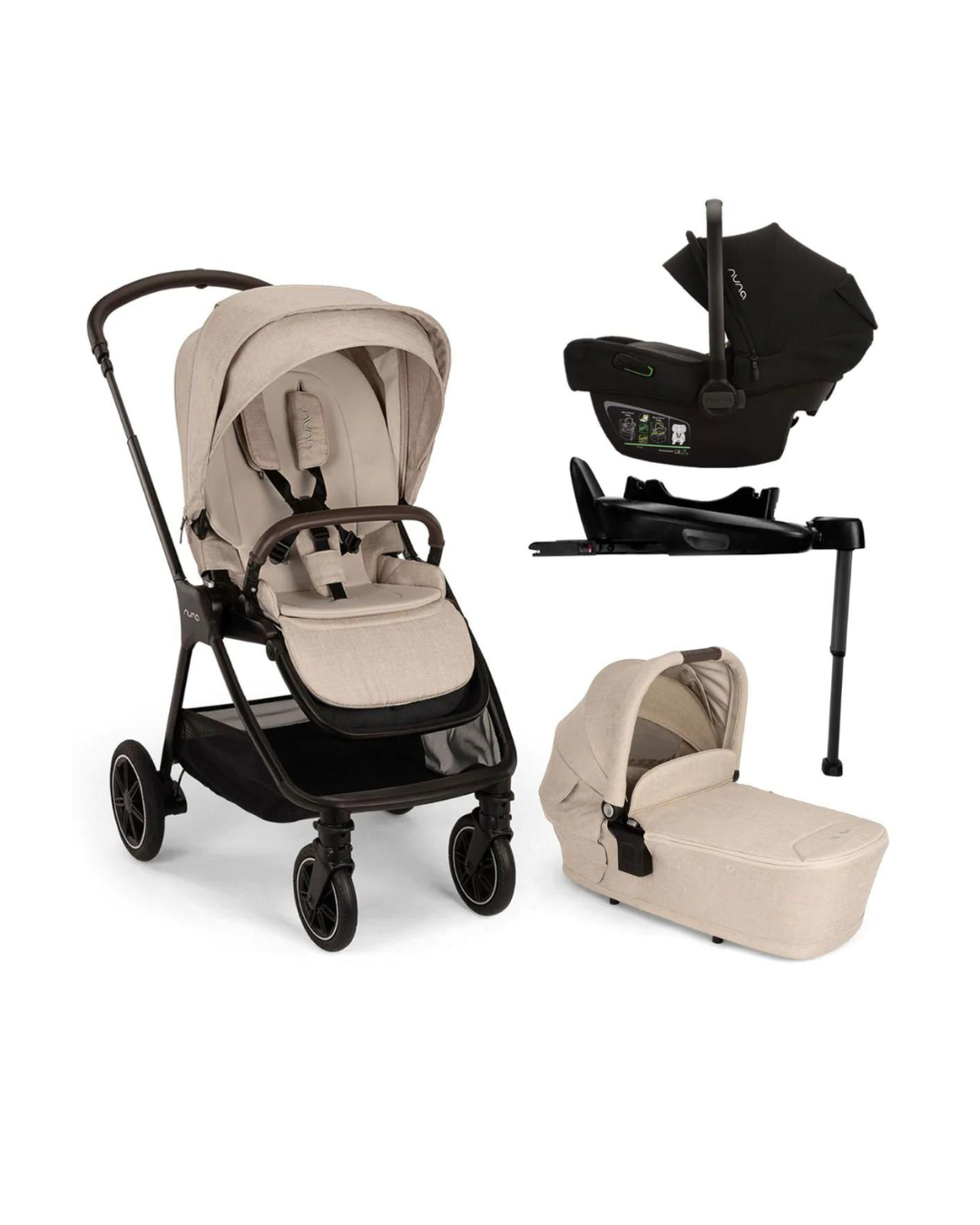 Nuna TRIV NEXT 4 Piece Travel Bundle + PIPA NEXT Travel System