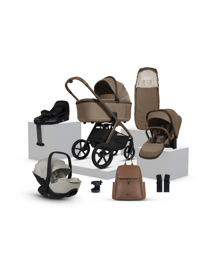Silver Cross Cove Travel System Ultimate 360 Infant Carrier Bundle (10 piece)
