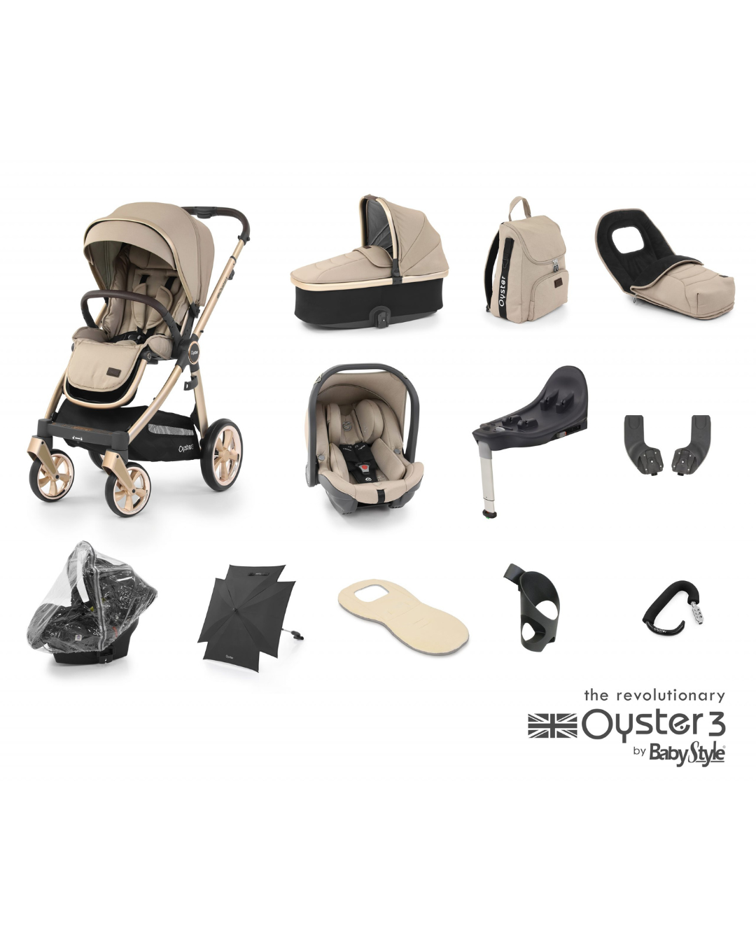 BabyStyle Oyster3 Ultimate Package Travel System