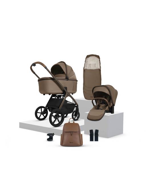 Silver Cross Cove Pewter Travel System Accessory Bundle (8 piece)