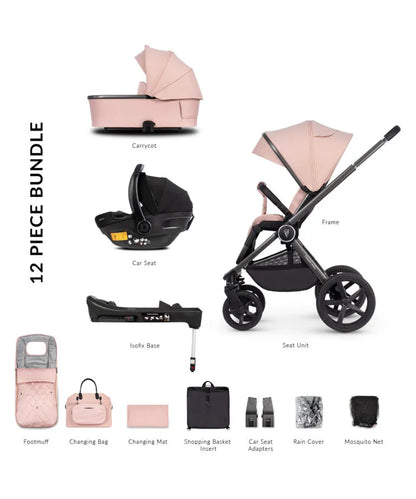 Venicci Upline Pram 3 in 1 + Base - The Complete Travel System Bundle