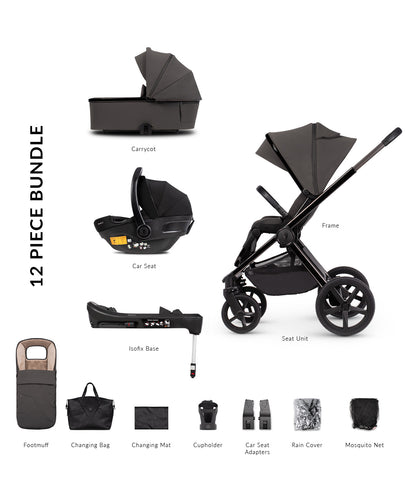 Venicci Upline Special Edition Pram 3 in 1 + Base - The Complete Travel System Bundle