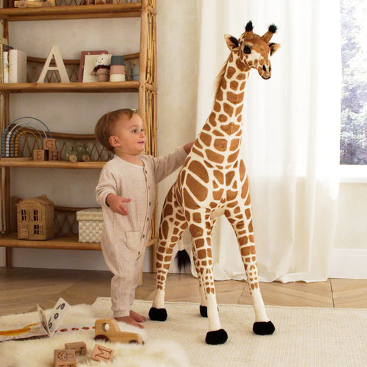 CuddleCo Small Standing Giraffe Stuffed Animal 100cm