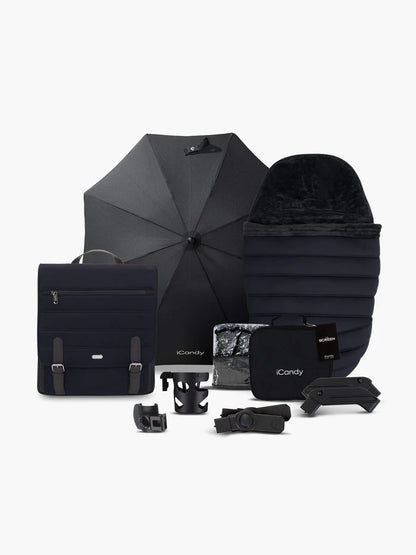 iCandy Peach 7 STUDIO Pushchair and Carrycot - Complete Car Seat Bundle