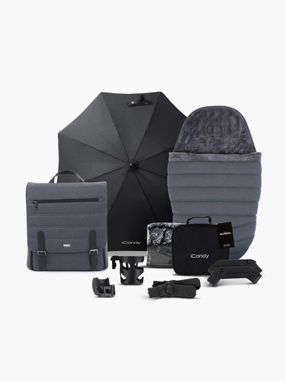 iCandy Peach 7 STUDIO Pushchair and Carrycot - Complete Car Seat Bundle