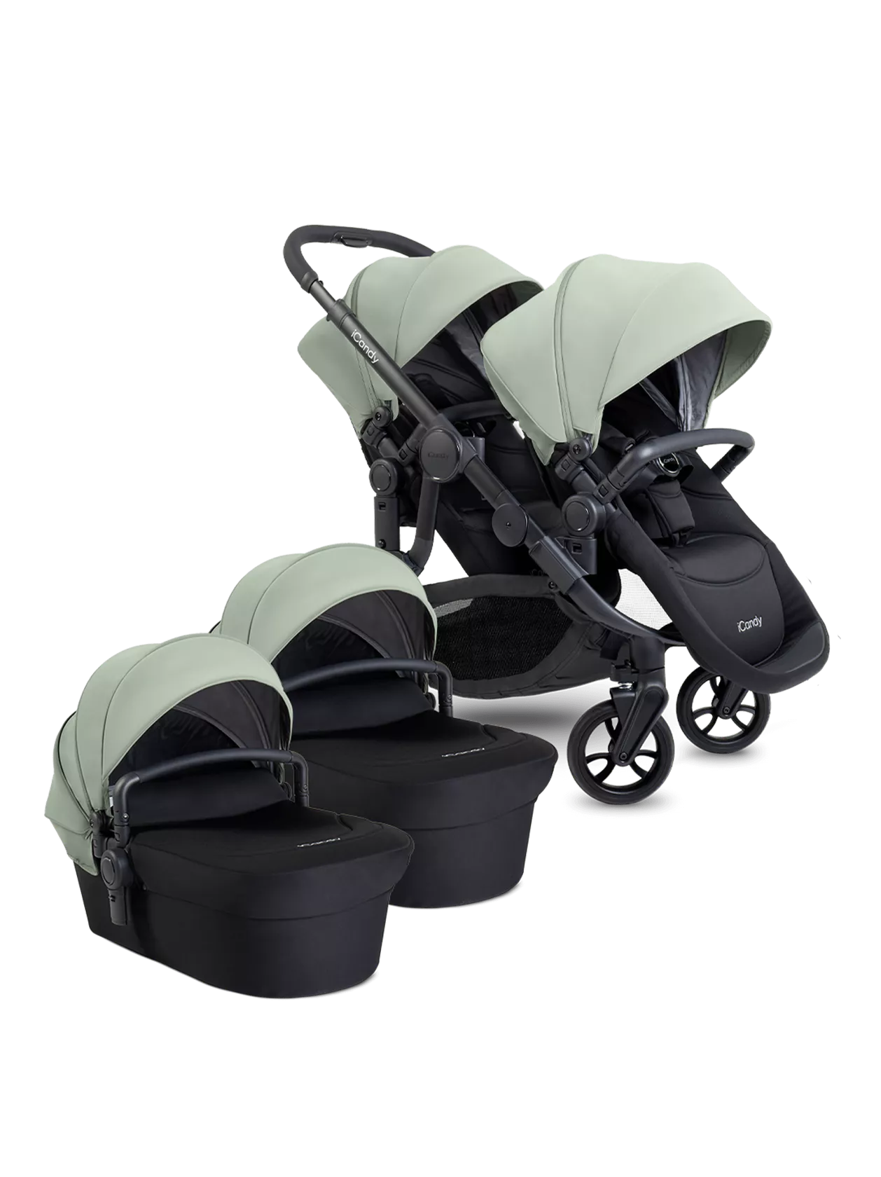 iCandy Orange 4 Twin Pushchair Bundle