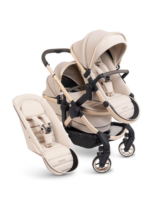 iCandy Peach 7 Pushchair + Carrycot - Double