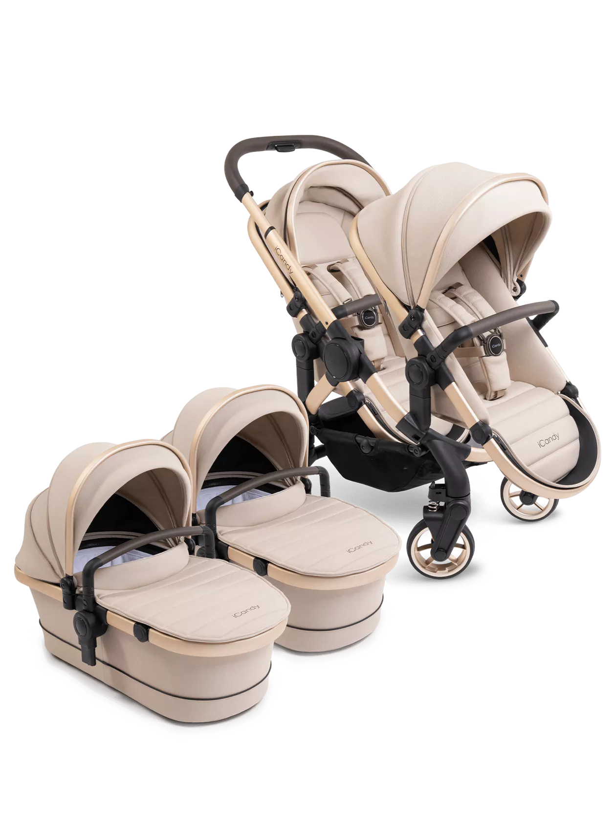 iCandy Peach 7 Pushchair and Carrycot - Twin